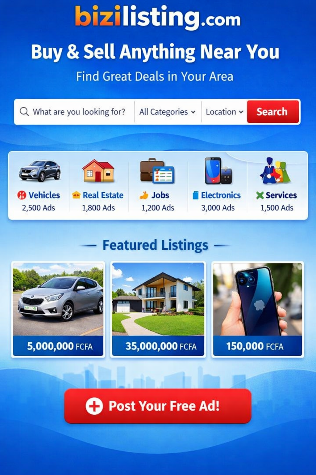 Post Free Ad on Bizilisting