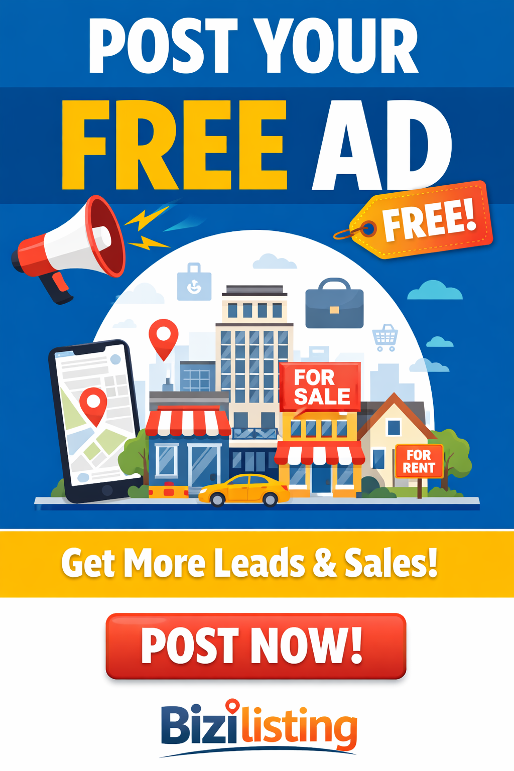 Post Free Ad on Bizilisting