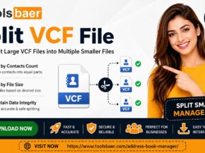 Large VCF File Not Opening Split It into Individual Contact Files