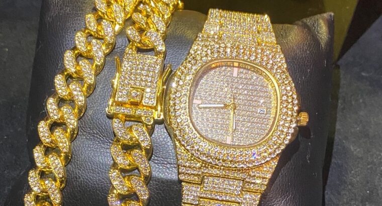 Luxury Gold Necklace & Wristwatch – By A...
