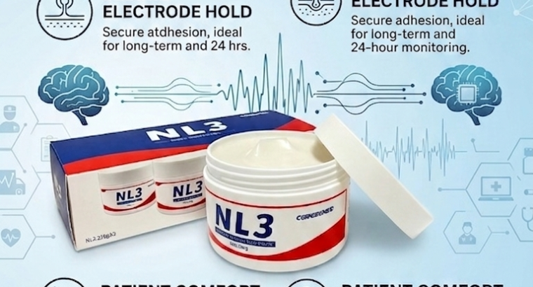 NL3 Medical EEG Conductive Paste | Low Impedance for EEG & PSG Monitoring