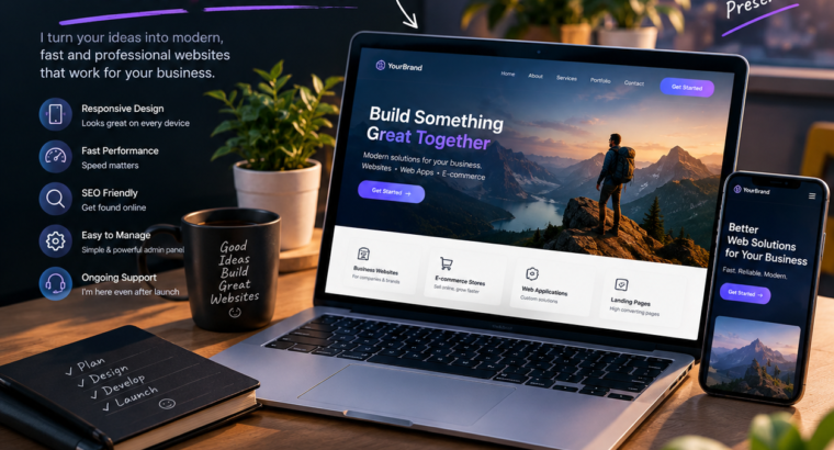 Professional Website Design & Development for Your Business
