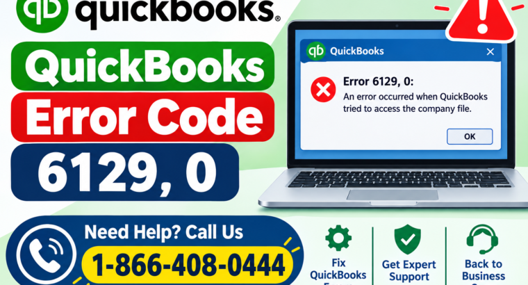 How to Resolve Error 6129, 0 in QuickBooks Desktop