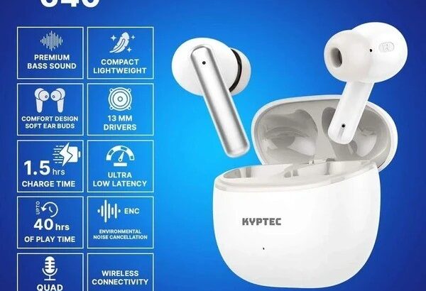 Kyptec LifeStyle® 640 ENC Earbuds for Everyday Calls, Big Bass & Portable Wireless Audio